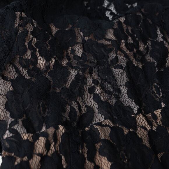 Bronx and Banco Colette Noir Gown Black Lace Dress - Picture 8 of 9